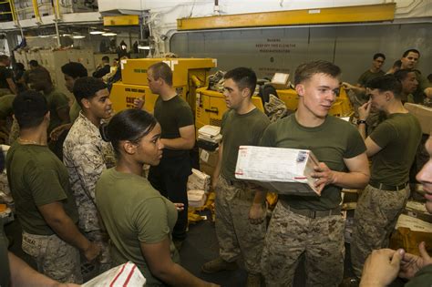 Mail Call 15th Meu Essex Arg Receive Care Packages