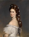 1865 Empress Elisabeth of Austria by Franz Xaver Winterhalter (location ...
