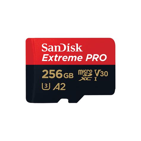 Sandisk Micro Sd Extreme Pro 256gb A2 U3 V30 Adaptateur Jusquà