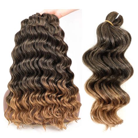 Buy Ocean Wave Crochet Hair 14 Inch 9 Packs Deep Wave Crochet Hair