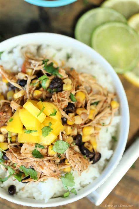 When i take the slow cooker camping with us, i try to use recipes that are very, very flexible, like this crockpot salsa chicken. Crock Pot Mango Salsa Chicken - Easy Slow Cooker Mango Chicken