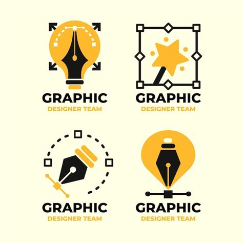 Premium Vector Graphic Designer Logo Collection