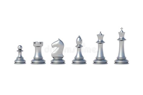 Chess Figures Near Chess Boards Isolated On White Background Stock