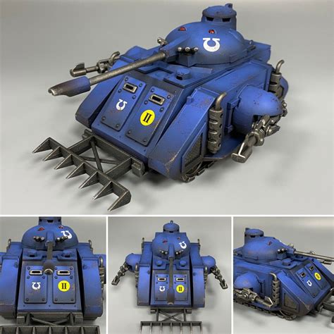 Ultramarines Rogue Trader Predator Tank Painted Warhammer 40000 Space