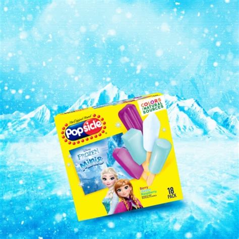 Popsicle Berry Cherry And Raspberry Variety Disney Frozen Minis Ice