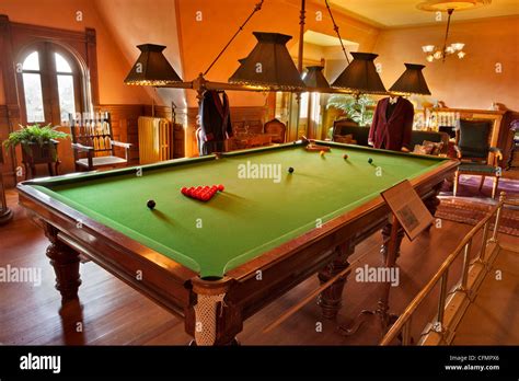 Billiards Room Of Craigdarroch Castle Built For Robert Dunsmuir