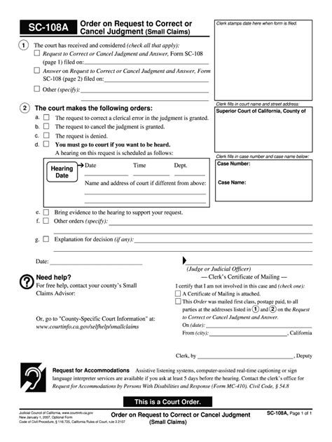 Small Claims Court Forms Pdf Fill Out And Sign Online Dochub