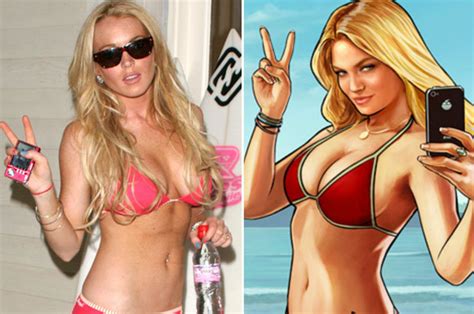 Lindsay Lohan Lawsuit Against Rockstar Grand Theft Auto V Character Lacey Jonas Daily Star