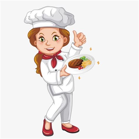 Female Chef PNG Picture Vector Female Chef Chef Hat Clipart Fast