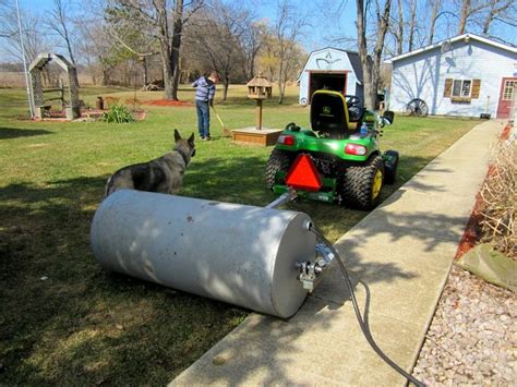 How to build a lawn roller. Homemade Custom Lawn Roller | Page 2 | My Tractor Forum | Lawn rollers, Garden tractor ...