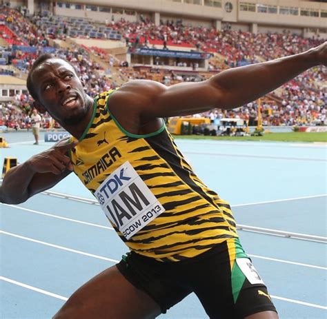 Wm In Moskau Usain Bolt Bleibt Der Schnellste Mensch Der Welt Welt