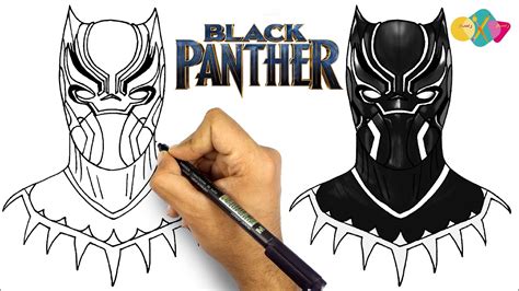 How To Draw Black Panther Step By Step Easy Tutorial For Beginners