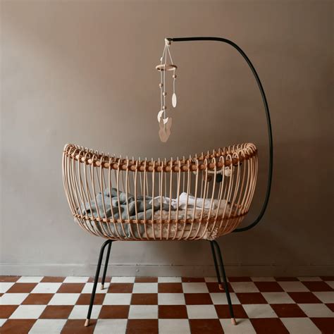 Lola Rattan Crib — Betón Baby Furniture Nursery Baby Room Baby Bed