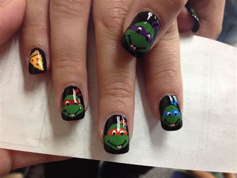 Ninja Turtles Nails By Debbie Nail Art Nails Makeup Nails