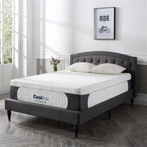 This memory foam mattress is made of a high density urethane foam that is specially designed to absorb and distribute heat evenly throughout the entire body. Cool Gel Cool Gel Ultimate Cal King-Size 14 in. Gel Memory ...