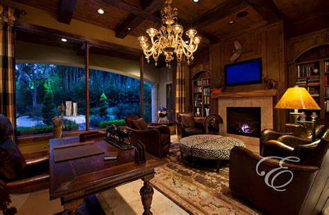 Luxury home décor & accessories online. Upscale Tuscan - Mediterranean - Home Office - Houston ...