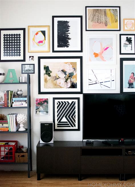 45 beautiful diy wall art ideas for your home. Art Source: Artfully Walls - Homey Oh My