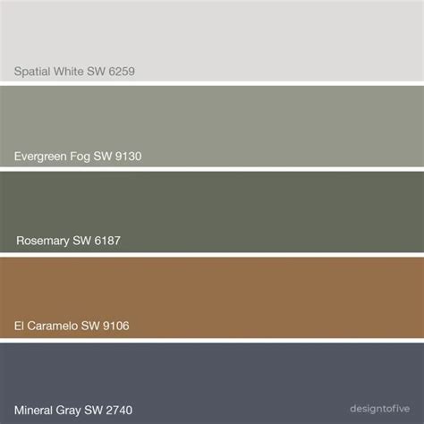 Color In Review Evergreen Fog SW Sherwin Williams Color Of