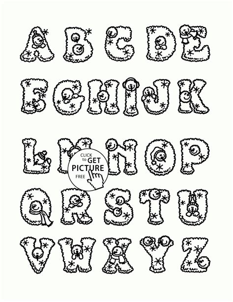 Printable Alphabet Coloring Book Pdf Coloring Pages