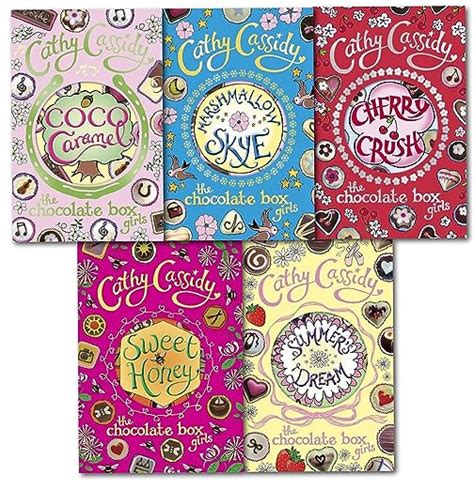 Chocolate Box Girls Collection Cathy Cassidy Books Set Sweet Honey Cherry Crush Marshmallow