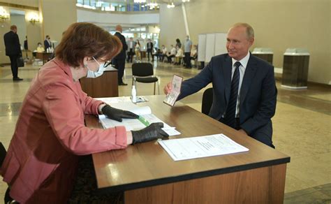 Vladimir Putin Voted On Amendments To The Constitution • President Of
