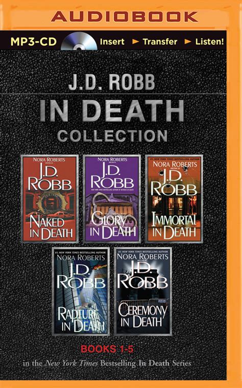 J D Robb In Death Collection Books 1 5 Compact Disc By Robb J D