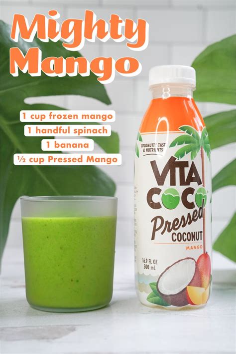 Mighty Mango Smoothie In 2020 Mango Smoothie Nutrient Mango