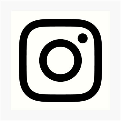 By diyu · updated about 12 months ago. "Neues Instagram Logo Schwarz & Weiß" Kunstdruck von ...