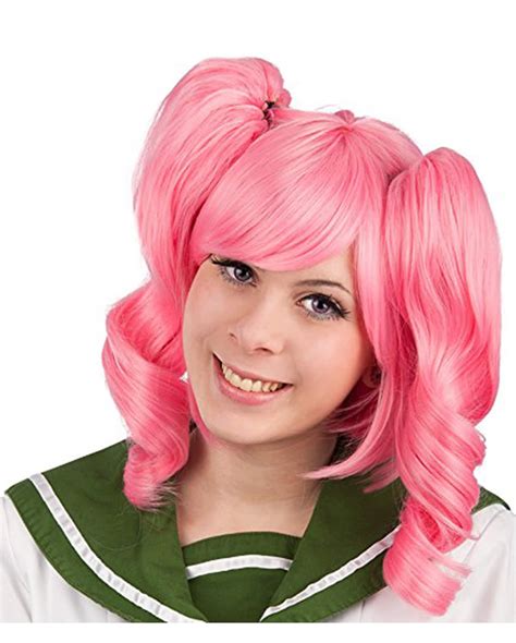 Cosplay A Wig Pink Manga Wig Horror