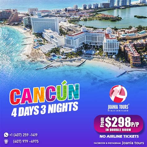 Paquete Cancun Joania Tours