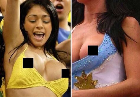 【画像】ワールドカップ美女の乳首ポロリ。ブラジルのサポーター Vs アルゼンチンのサポーター ポッカキット
