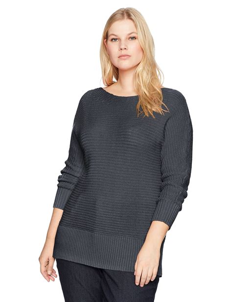 Lucky Brand Womens Plus Size Off Shoulder Sweater Sweaters Off