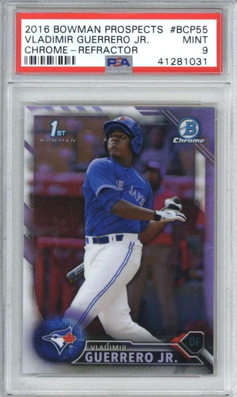 Maybe you would like to learn more about one of these? Lot Detail - Vladimir Guerrero Jr. 2016 Bowman Prospects ...