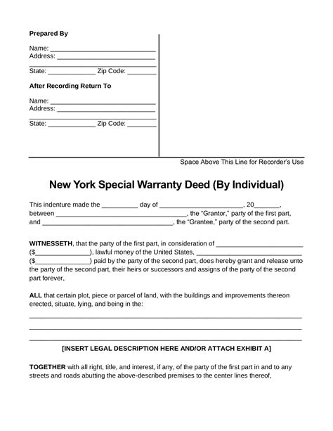 New York Deed Forms Eforms