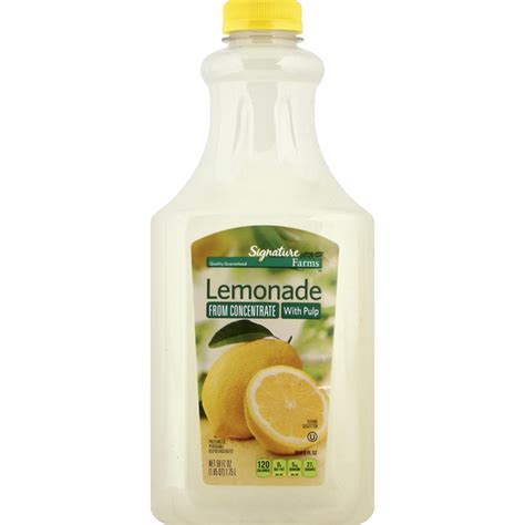 Signature Kitchens Lemonade With Pulp 59 Oz Instacart