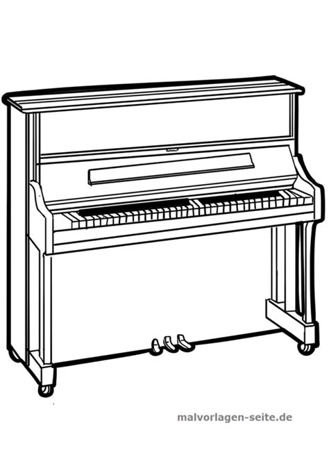 Klaviatur tasten klaviertastatur zum ausdrucken, hd png download is a contributed png images in our community. Malvorlage Klavier | Musik - Kostenlose Ausmalbilder