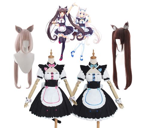 Nekopara Vol 4 Chocola Catgirl Cosplay Costume Maid Dress Large Lagoagriogobec