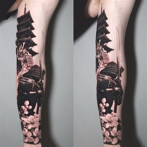 Japanese Samurai Sleeve Sleeve Tattoos For Women Picture Tattoos