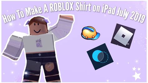 How To Make A Roblox Shirt On Mobile Ipad July 2019 Youtube