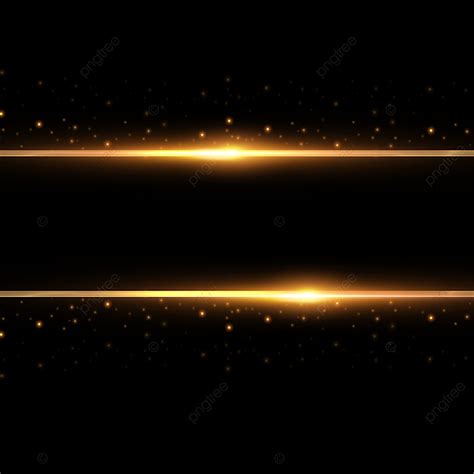 Golden Glowing Lines Png Image Golden Glowing Lines Border Border
