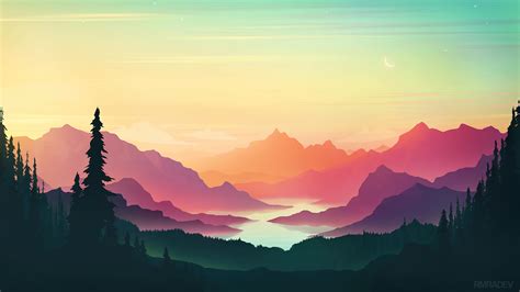 2560x1440 Colorful Sunset Minimal 4k 1440p Resolution Hd 4k Wallpapers