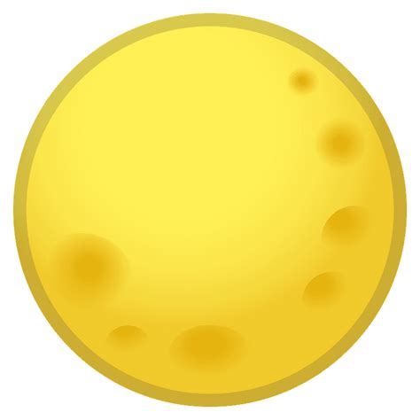 Full Moon Face Emoji