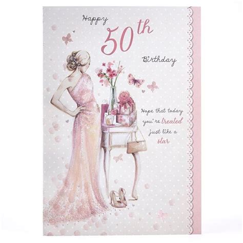 50th Birthday Cards For Her And Him Funny Personalised 50th Birthday Cards For Sale Uk 50th