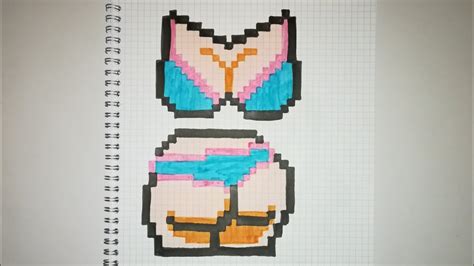 Pixel Art Bikini Grid My Xxx Hot Girl