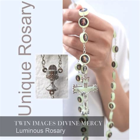 Rosary L Twin Image Divine Mercy Kk Religious Centre