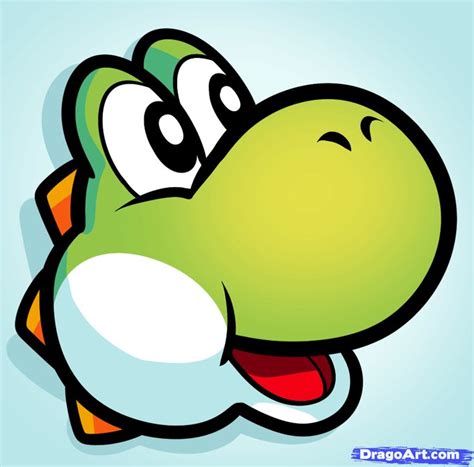 How To Draw Yoshi Easy Step By Step Drawing Guide By Dawn Yoshi