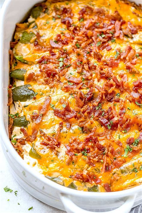 Jalapenos and buffalo chicken are a marriage of flavors that just had to be done. Jalapeño Popper Chicken Casserole Recipe - Best Chicken ...