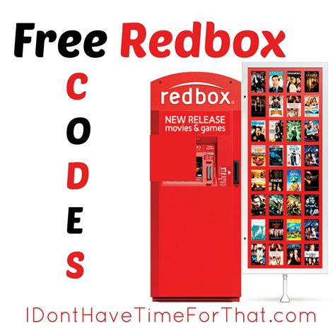 Free Dvd Rental Codes From Redbox I Dont Have Time For That