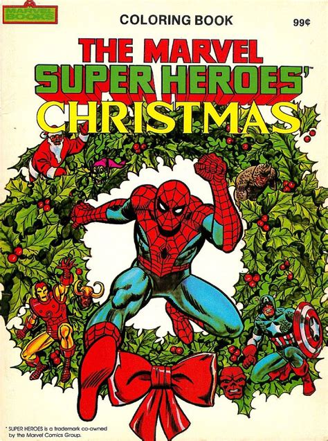 marvel christmas coloring00001 | Christmas comics