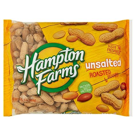Hampton Farms Unsalted Roasted Peanuts